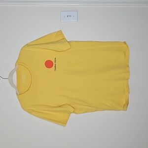 Outdoor Voices Short Sleeve Tee Shirt Yellow Size Large
